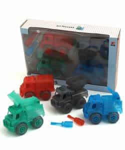 ★SALE★DIY TOY CARS  CLEAR 4点セット_359190