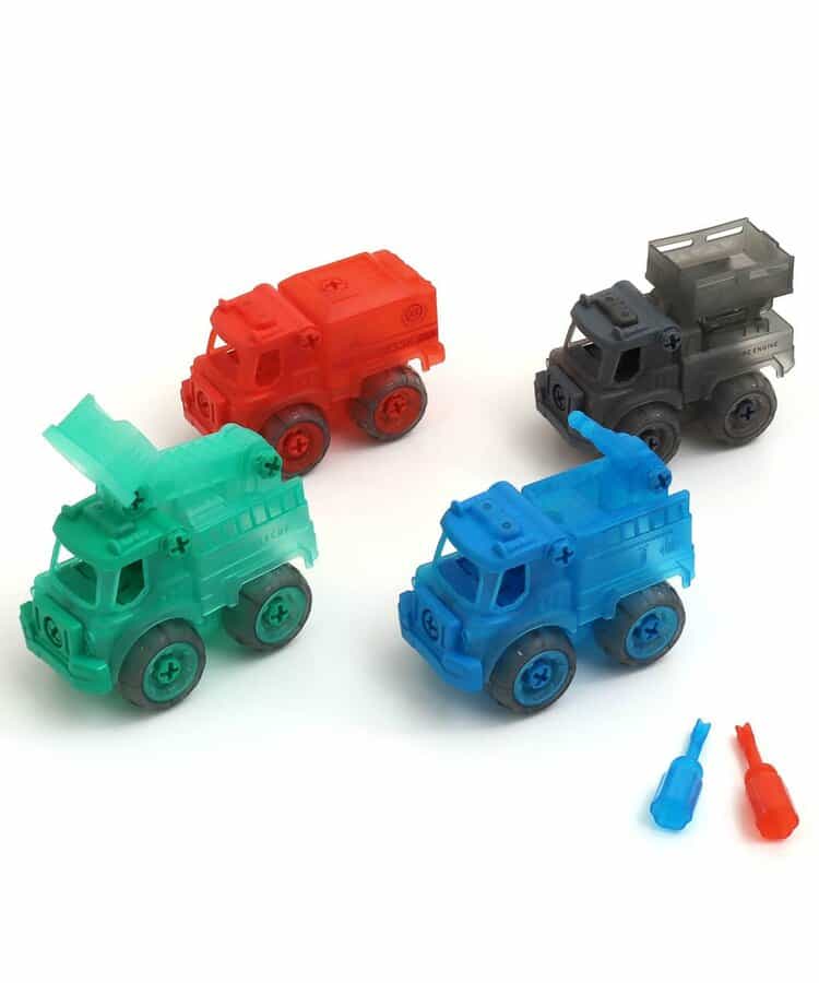 ★SALE★DIY TOY CARS  CLEAR 4点セット_359191