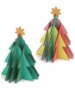 ★SALE★木製 組み立てカラフルクリスマスツリー_359230