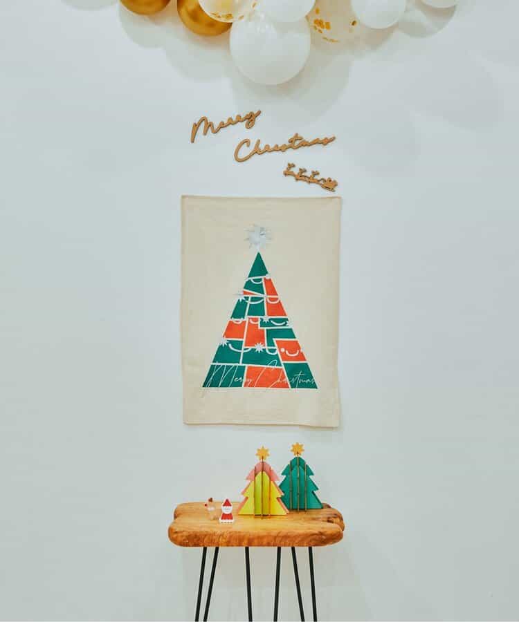 ★SALE★木製 組み立てカラフルクリスマスツリー_359235
