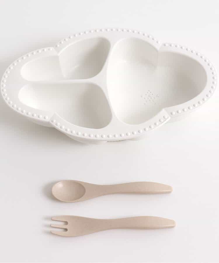 ★SALE★Baby Plate&cutlery(ホワイト)