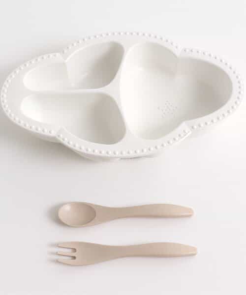 ★SALE★Baby Plate&cutlery(ホワイト)