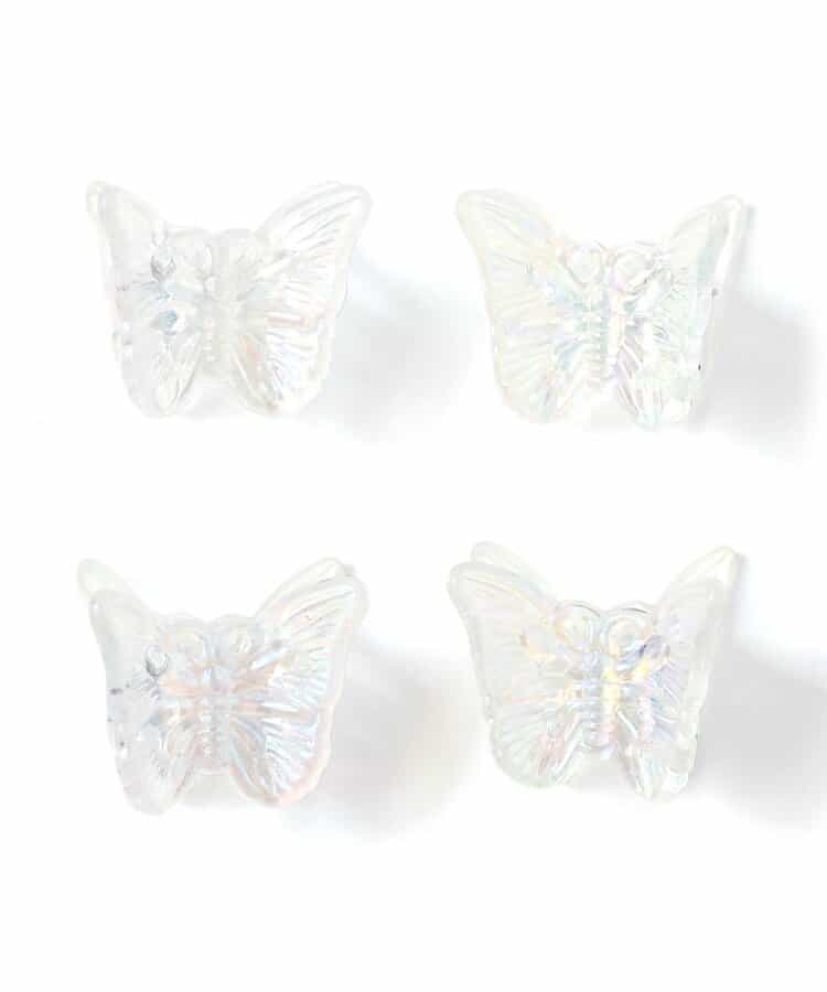バタフライミニヘアクリップ4Pset