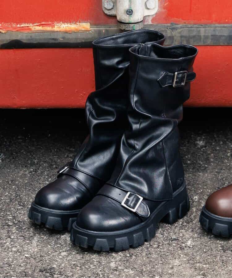 ★SALE★ルーズカバーデザインエンジニアブーツ