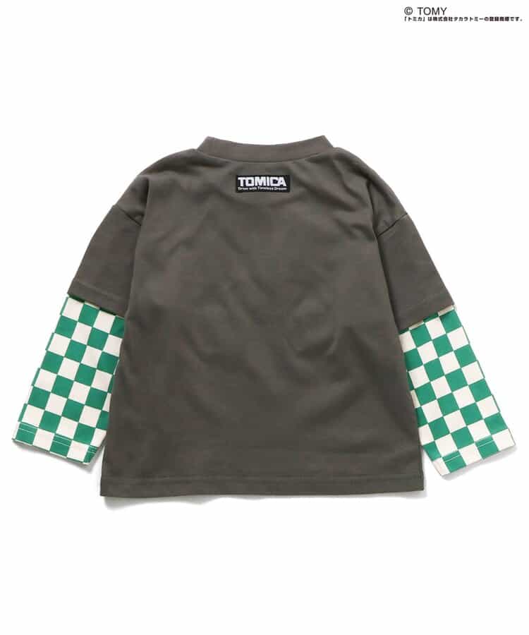 TOMICA働く車レイヤード風Tシャツ_879816
