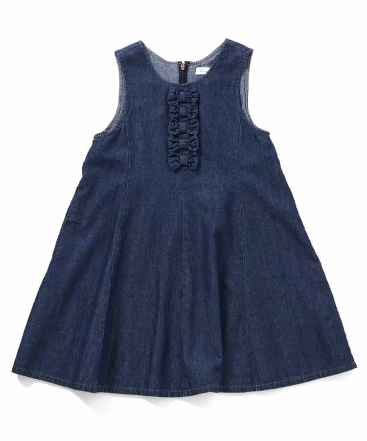 ★SALE★リボンモチーフココデニムジャンスカ_706525
