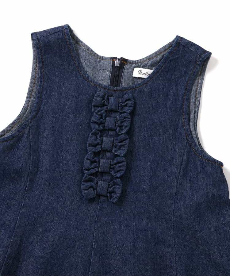 ★SALE★リボンモチーフココデニムジャンスカ_706527