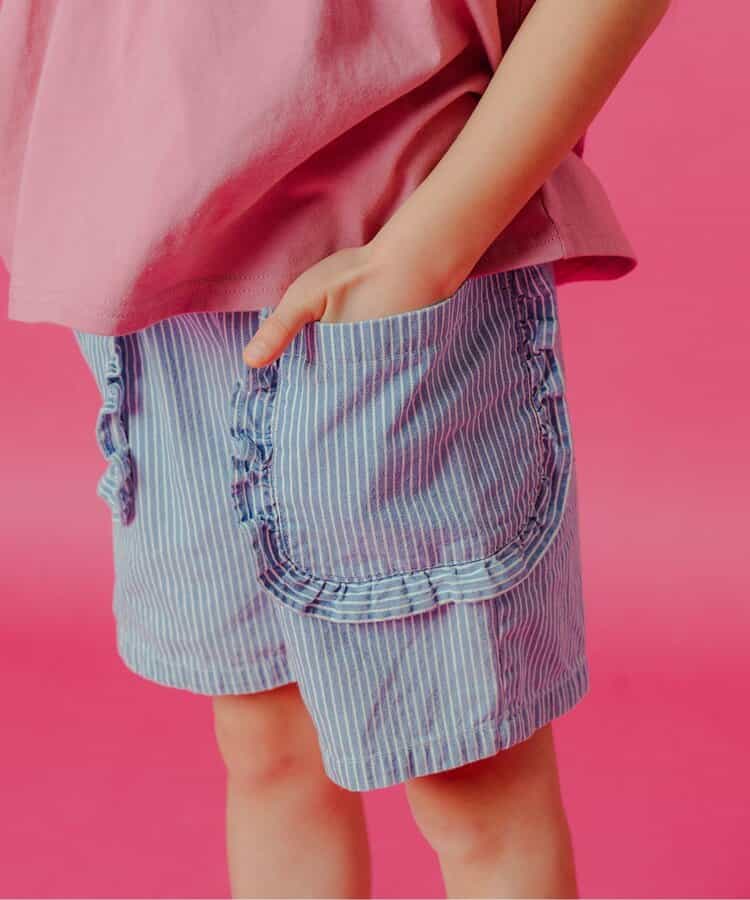 ★SALE★フリルポケットショートパンツ  4分丈