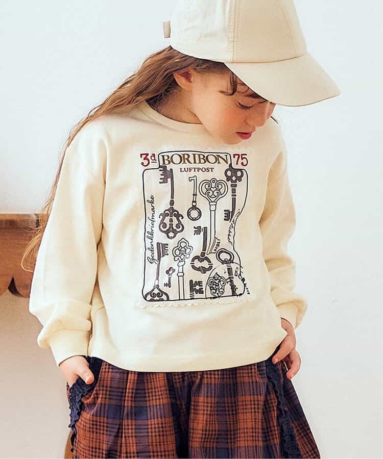 スタンプ長袖Tシャツ_912010