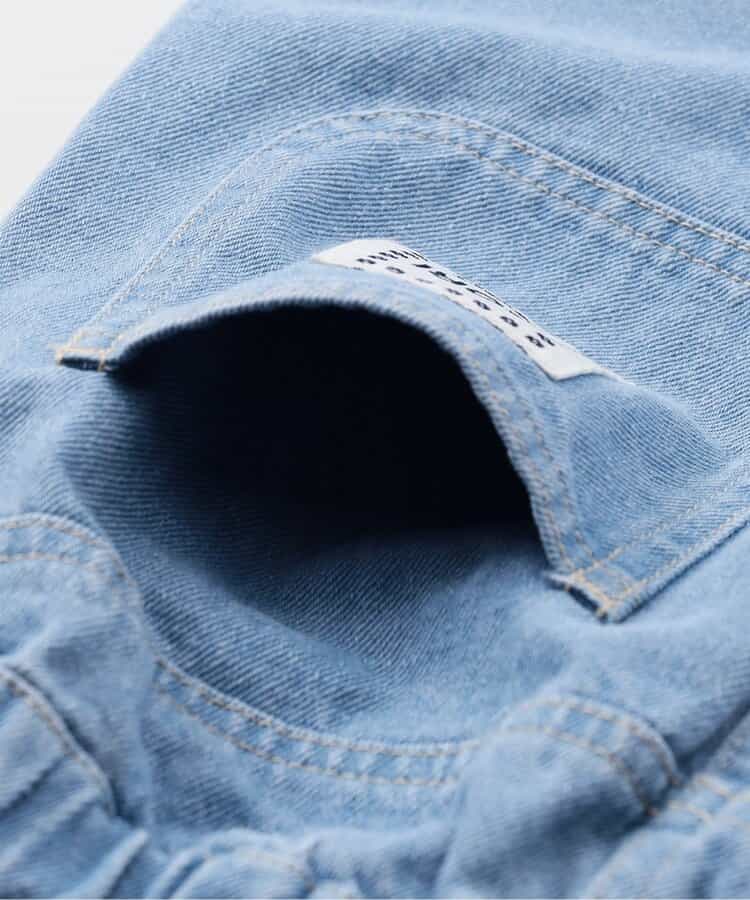 ハートパッチバレルパンツ  10分丈_912255