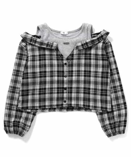 ★SALE★ドッキングチェックシャツ