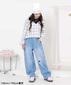 ★SALE★ドッキングチェックシャツ_724062
