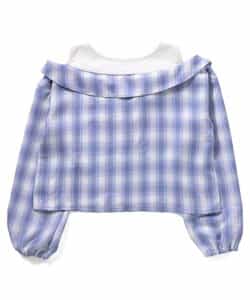 ★SALE★ドッキングチェックシャツ_724066