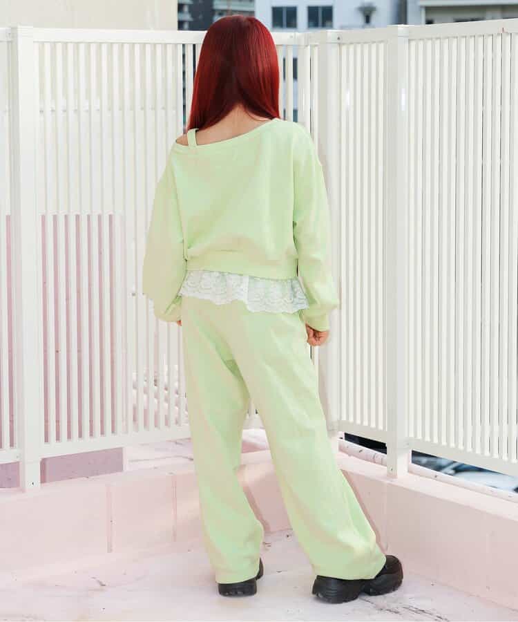★SALE★【セットアップ対応】クロップドトレーナー_712762