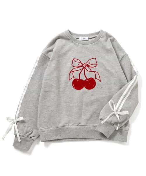 ★SALE★ラインりぼんチェリートレーナー