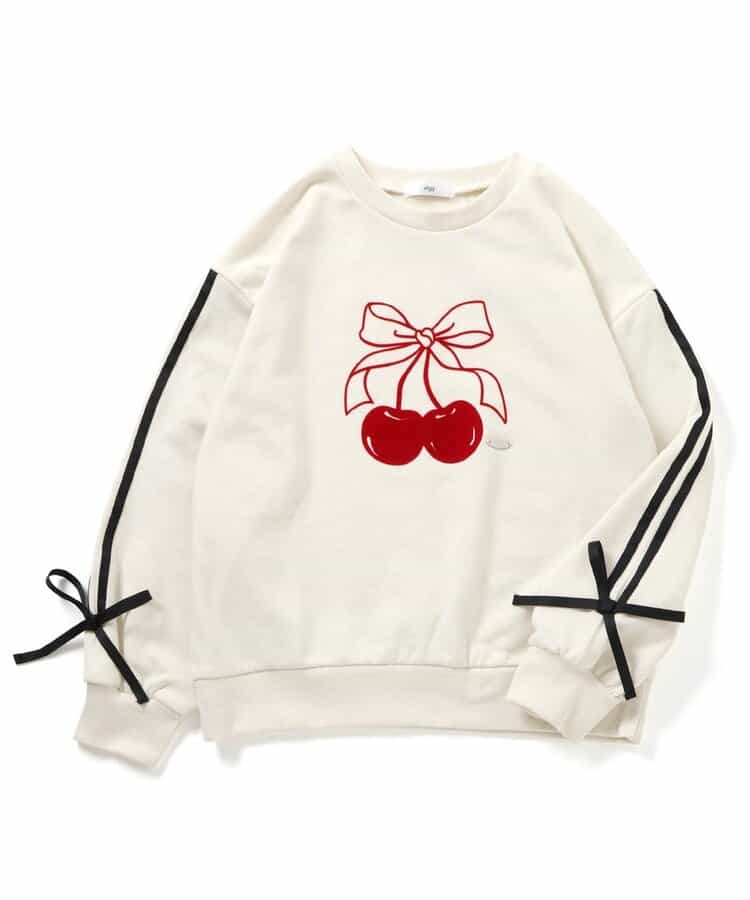 ★SALE★ラインりぼんチェリートレーナー