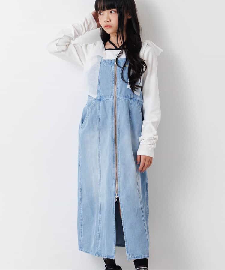 ★SALE★フロントジップりぼんジャンスカ