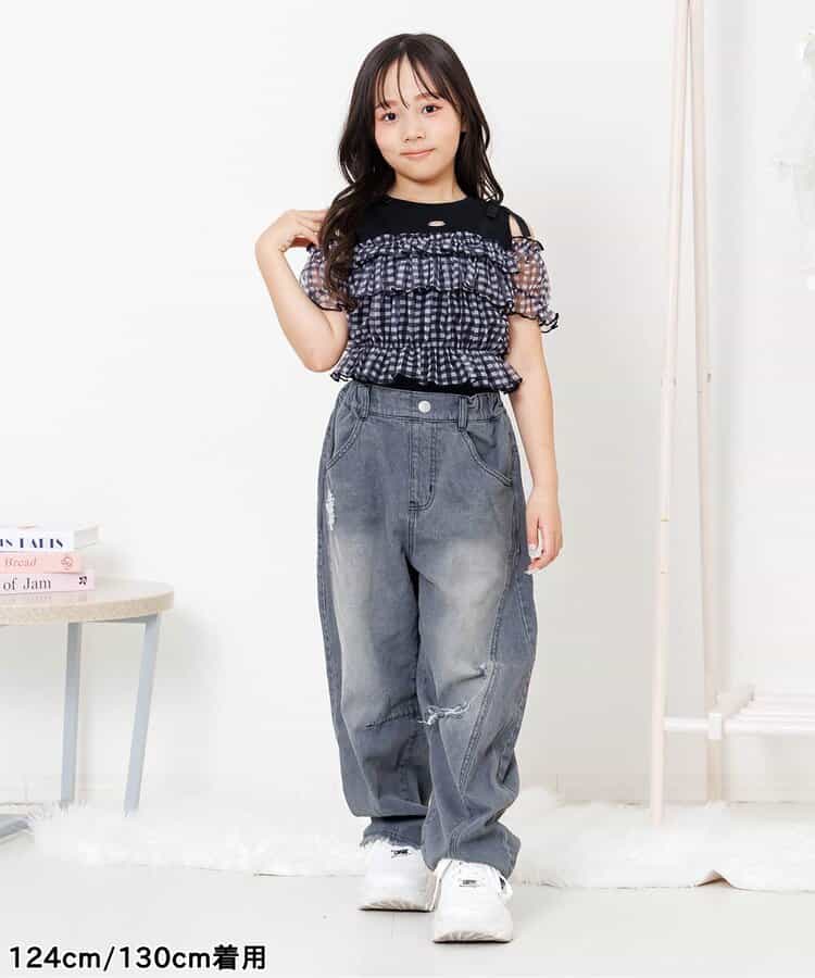 ★SALE★デニムカーブパンツ_712862