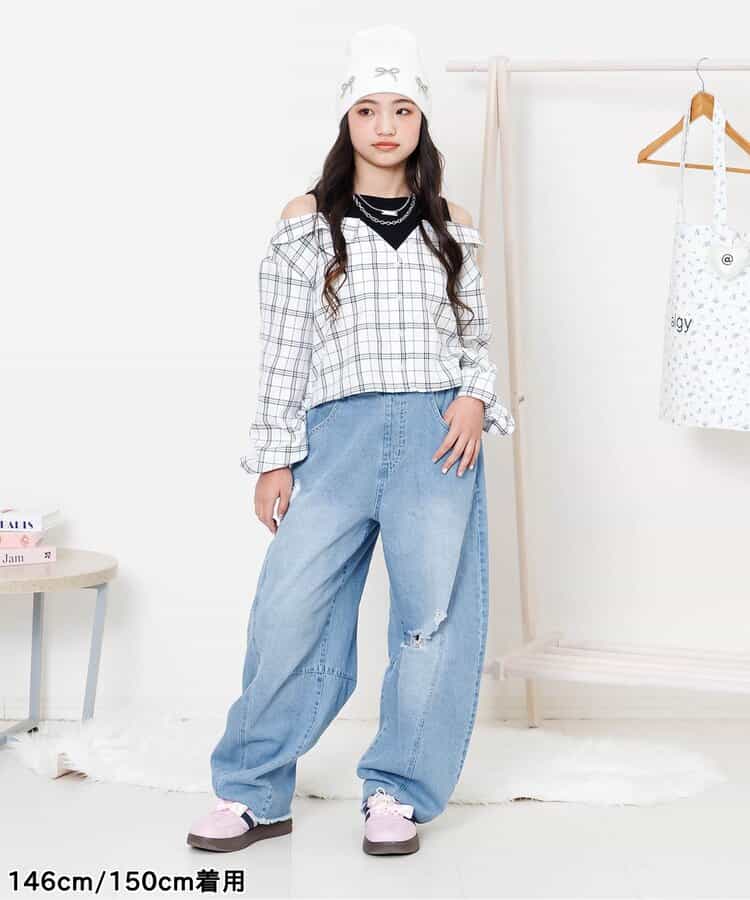 ★SALE★デニムカーブパンツ_712877