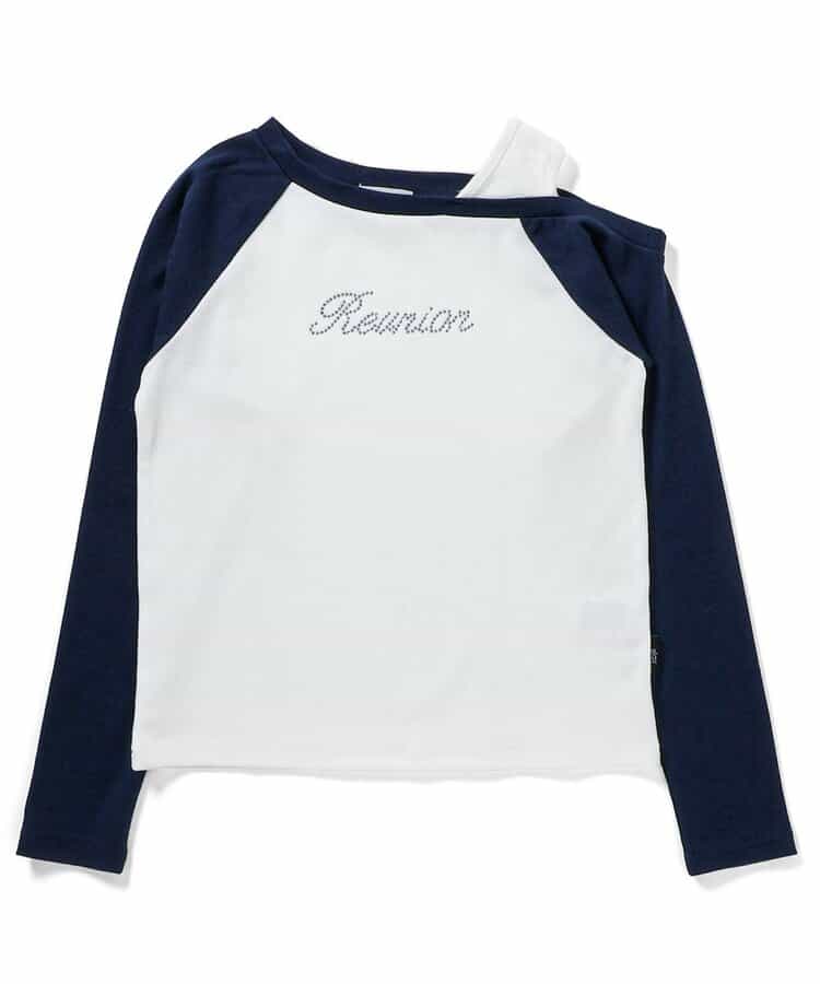 ★SALE★レイヤード風リブロンT
