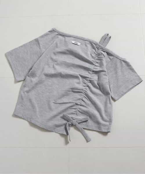 ギャザーTシャツ
