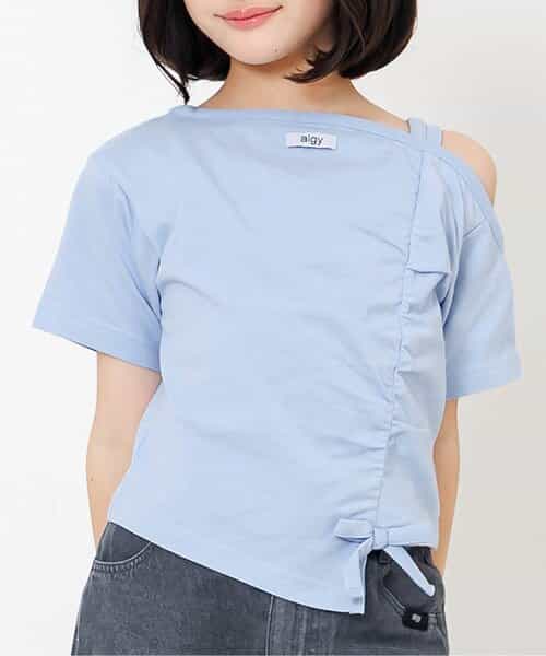 ギャザーTシャツ