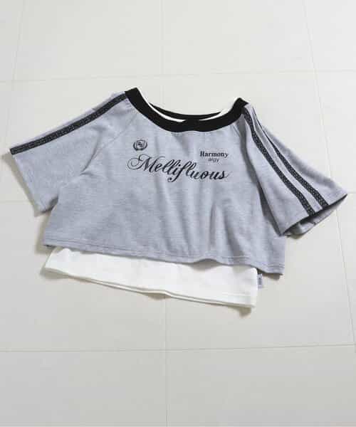 クロップドTシャツ＆タンクセット