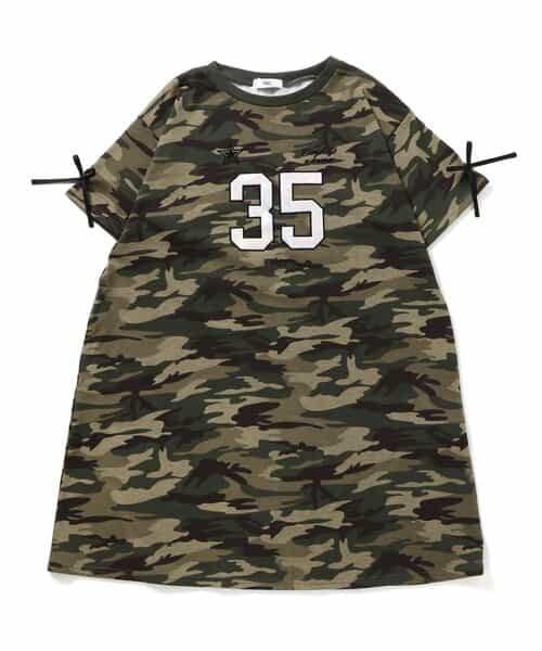 ナンバリングTシャツワンピ