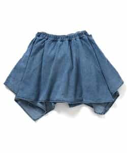 ★SALE★シャツ巻き風デニムキュロット_756541