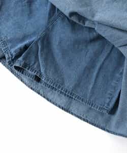 ★SALE★シャツ巻き風デニムキュロット_756546