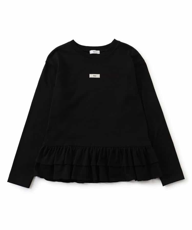 【puchily プチプラライン】裾フリルロンT_947865