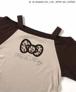 【ハローキティ】ギャルオフショル風Tシャツ_908786