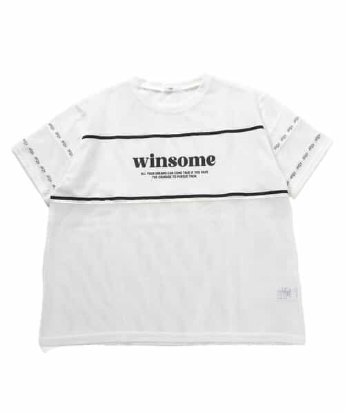 ★SALE★メッシュ切替トップス