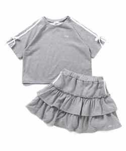 ラメミニ裏毛Tシャツ＆スカパンセット_913344