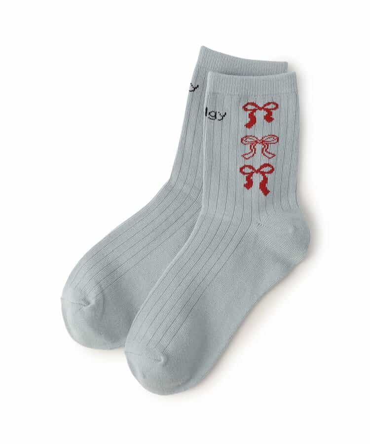 サイドりぼんクルーソックス_945775
