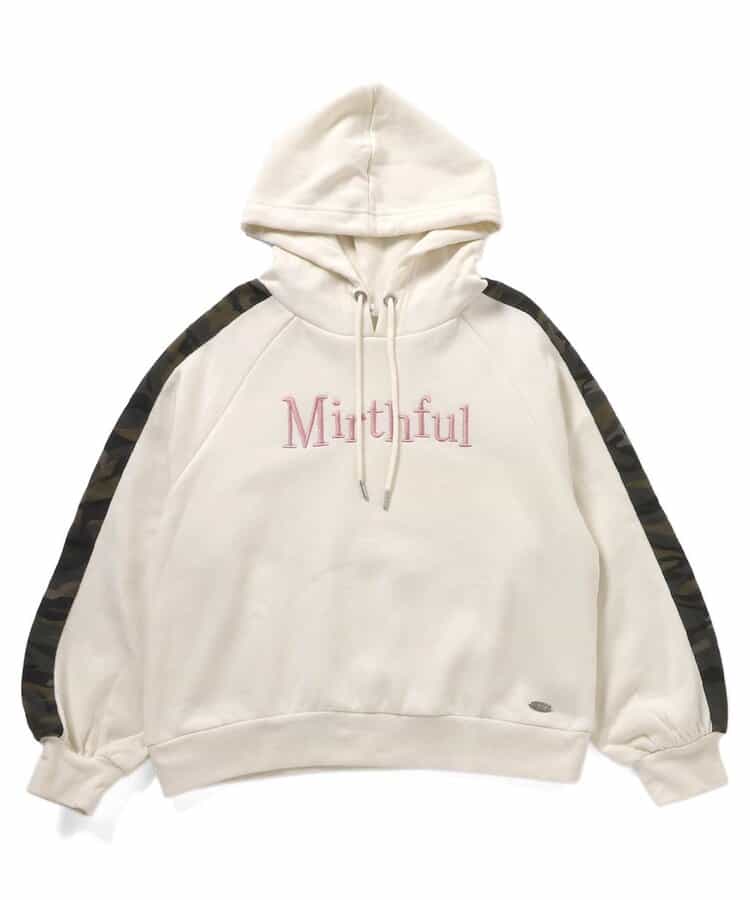 ★SALE★裏起毛迷彩切替フーディ