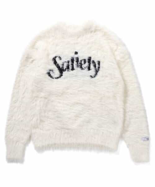 ★SALE★ロゴジャガードシャギーニット