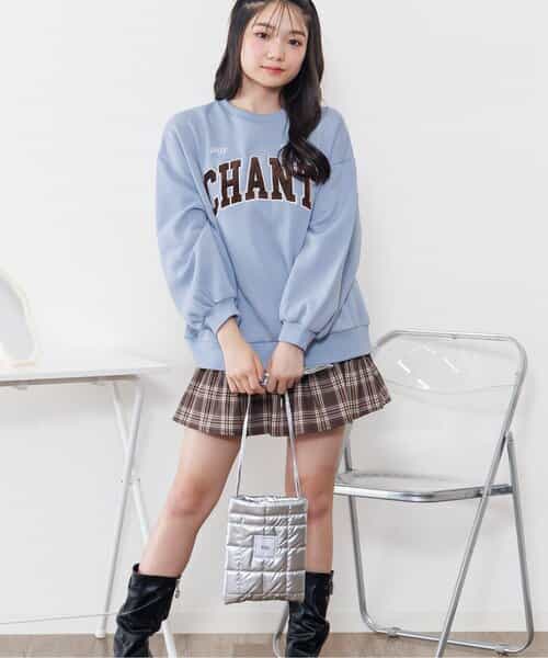 ★SALE★BIGトレーナー＆キルトポシェットセット