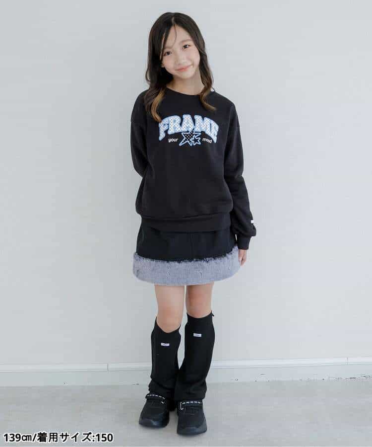 ファー付きスカパン_986465