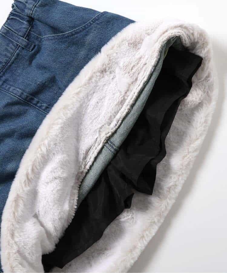 ファー付きスカパン_986479