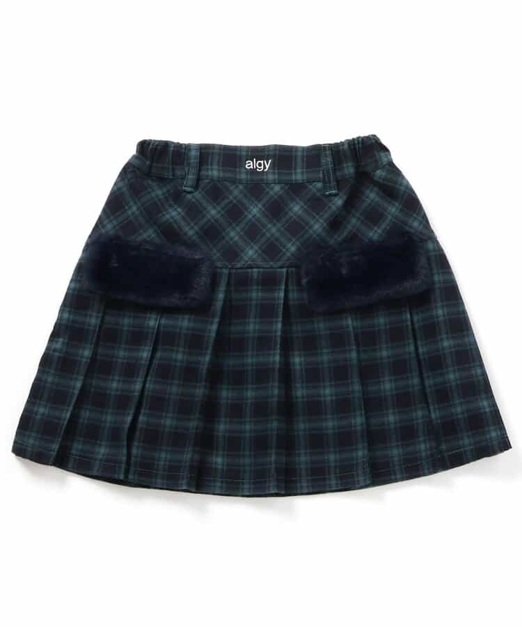 ★SALE★エコファーフラッププリーツスカート_646487