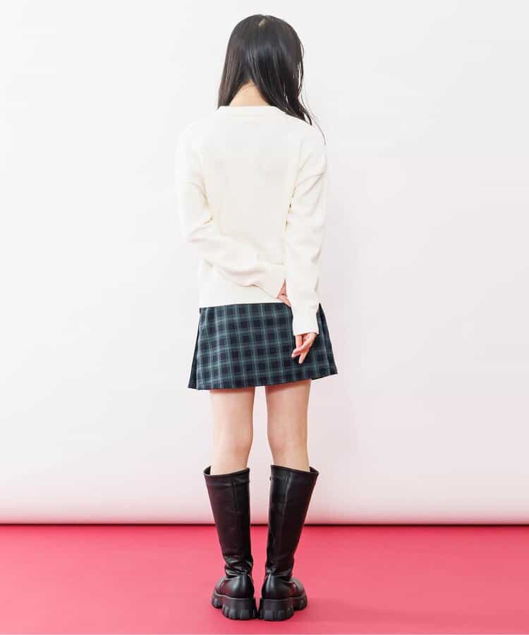 ★SALE★エコファーフラッププリーツスカート_646489