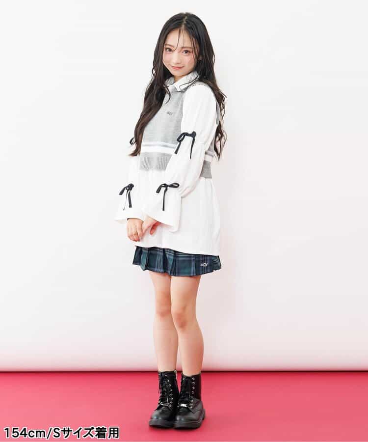 ★SALE★エコファーフラッププリーツスカート_646490