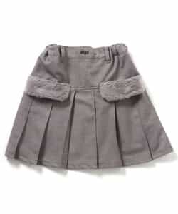 ★SALE★エコファーフラッププリーツスカート_646491