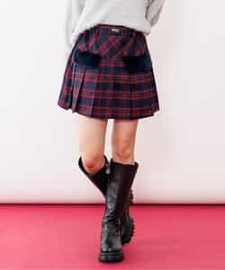 ★SALE★エコファーフラッププリーツスカート_646494