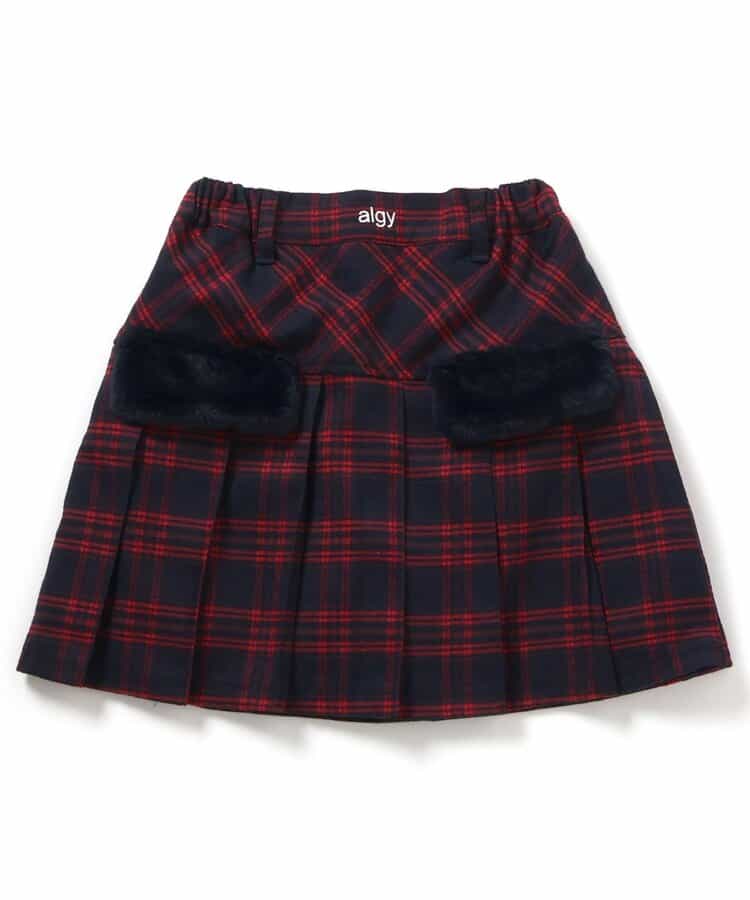 ★SALE★エコファーフラッププリーツスカート_646495