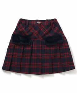 ★SALE★エコファーフラッププリーツスカート_646495