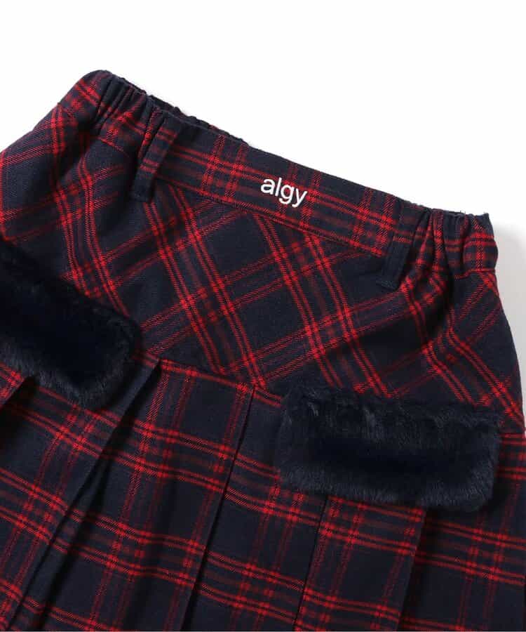 ★SALE★エコファーフラッププリーツスカート_646497