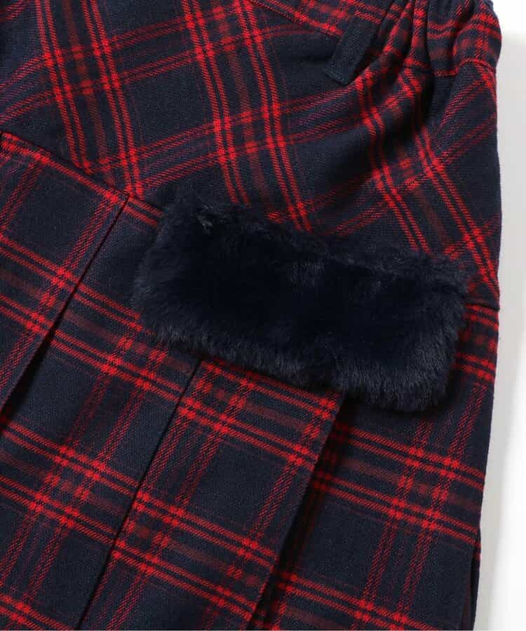 ★SALE★エコファーフラッププリーツスカート_646500