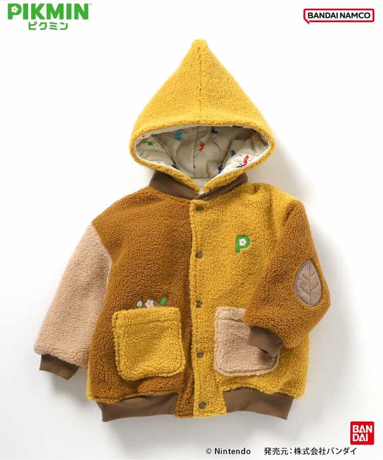 ★SALE★【ピクミン】リバーシブルボアブルゾン
